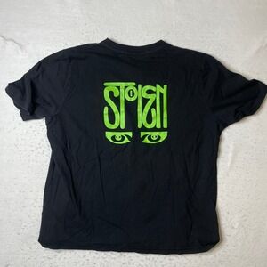 Stolen Girlfriends Club‎ T-Shirt Mens Small Black Green Logo Graphic Cotton Tee